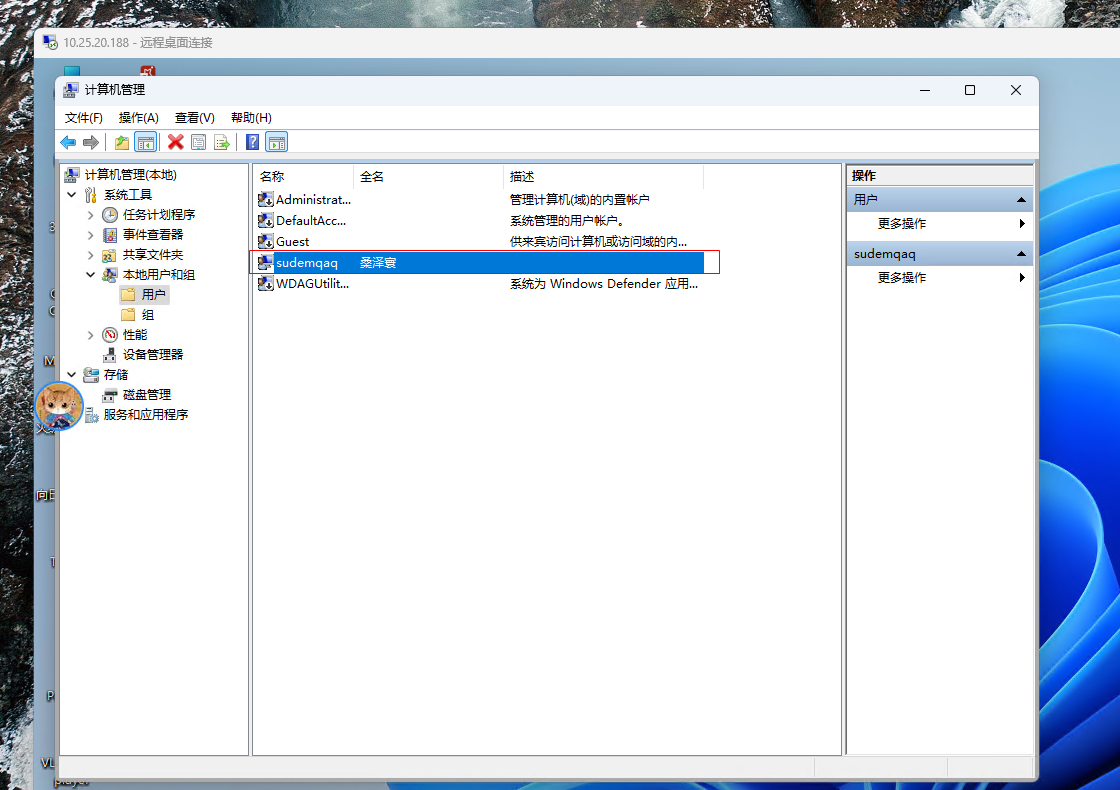 Windows 11 使用微软账户进行远程桌面时无法登录的解决方案